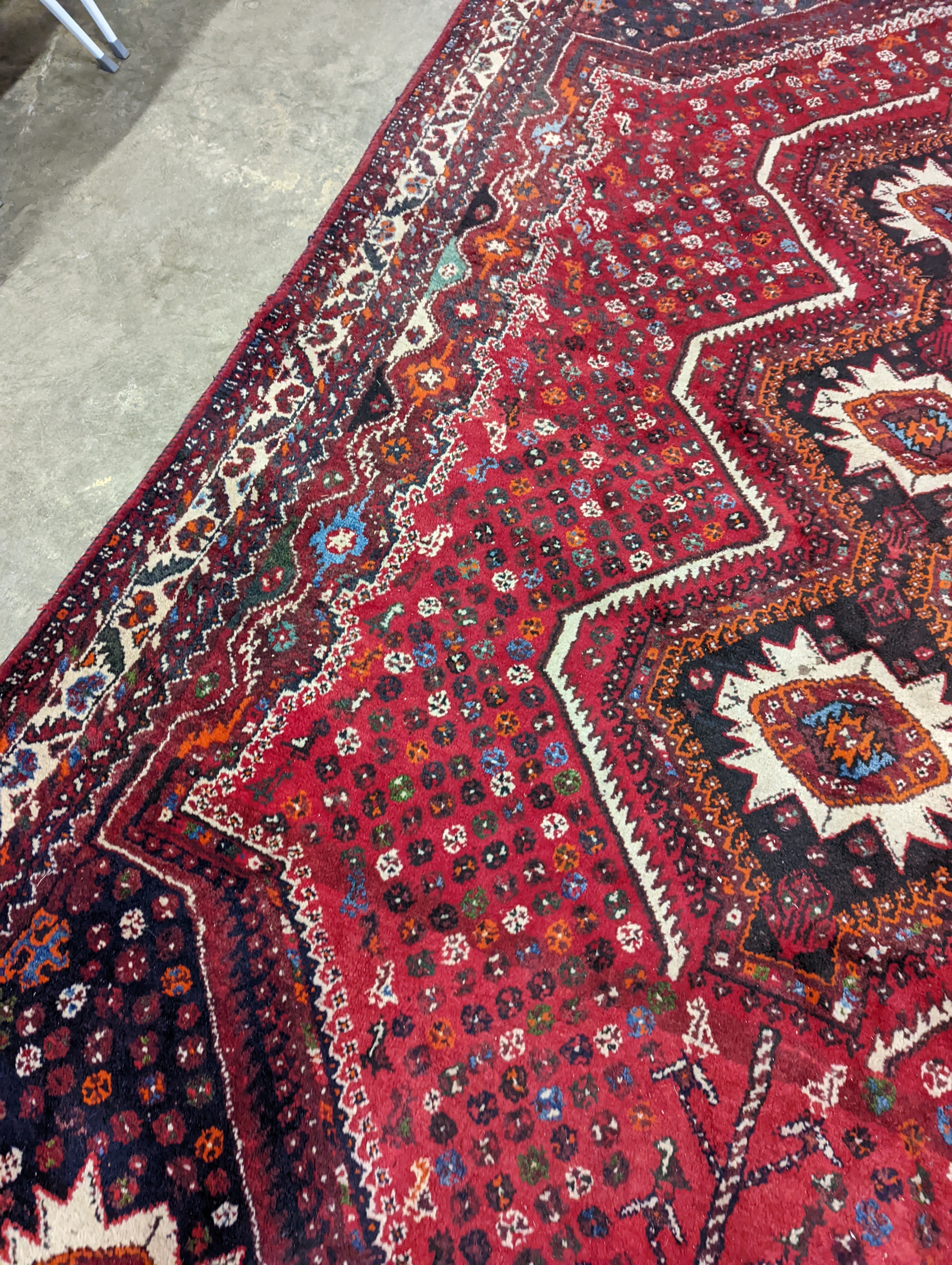 A North West Persian red ground carpet, 335 x 220cm